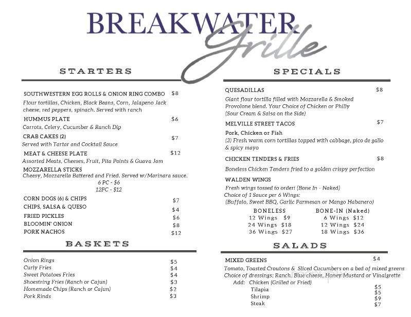 Breakwater Grill - Montgomery, TX