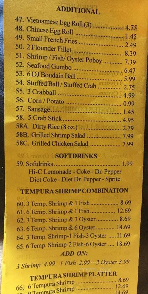 Tracy's Seafood Deli - Port Arthur, TX