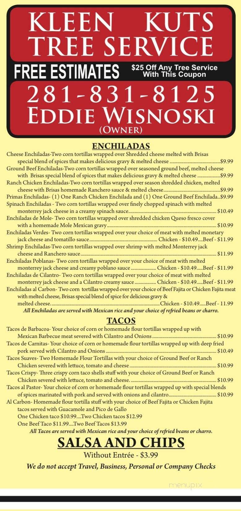 Brisa's Tex Mex Restaurant - Manvel, TX