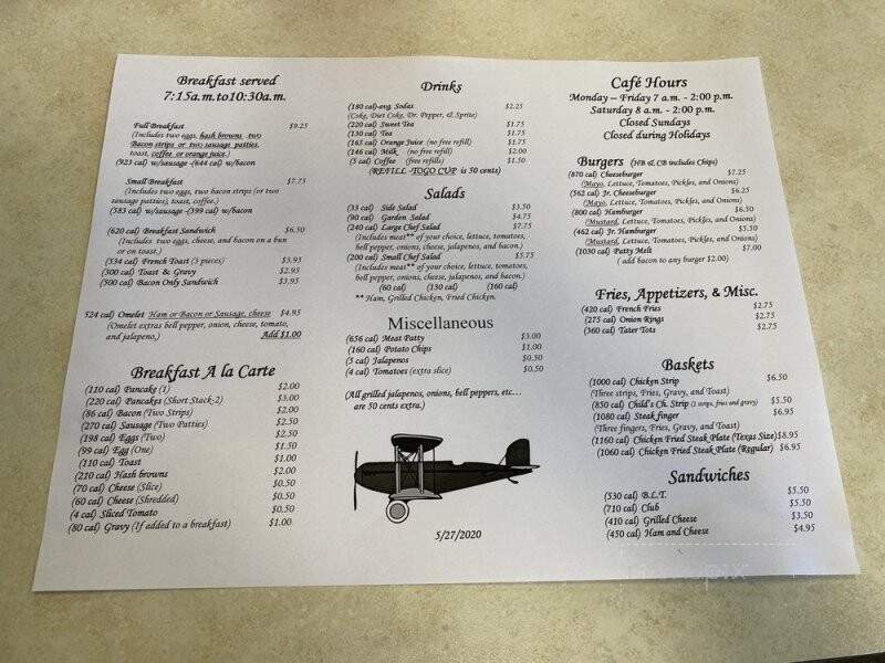 Airport Cafe - Diboll, TX