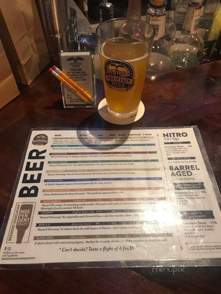 Mountain Fork Brewery - Broken Bow, OK