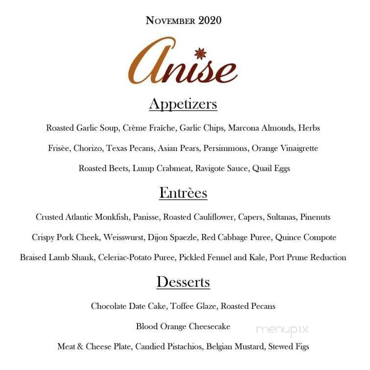 Restaurant Anise - Granbury, TX