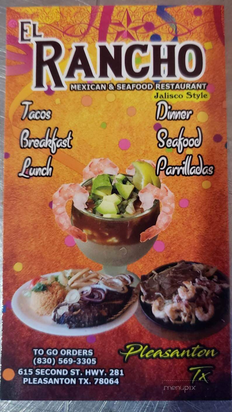 El Rancho Mexican Restaurant - Pleasanton, TX