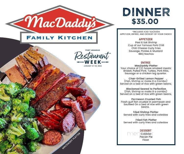 Mac Daddy's family Kitchen - Port Aransas, TX