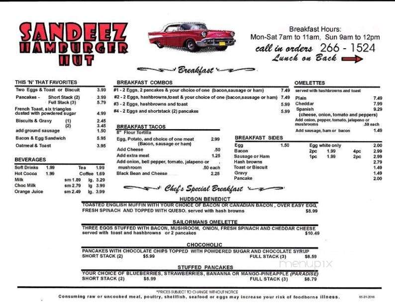 Sandy's Hamburger Hut - Lakeway, TX