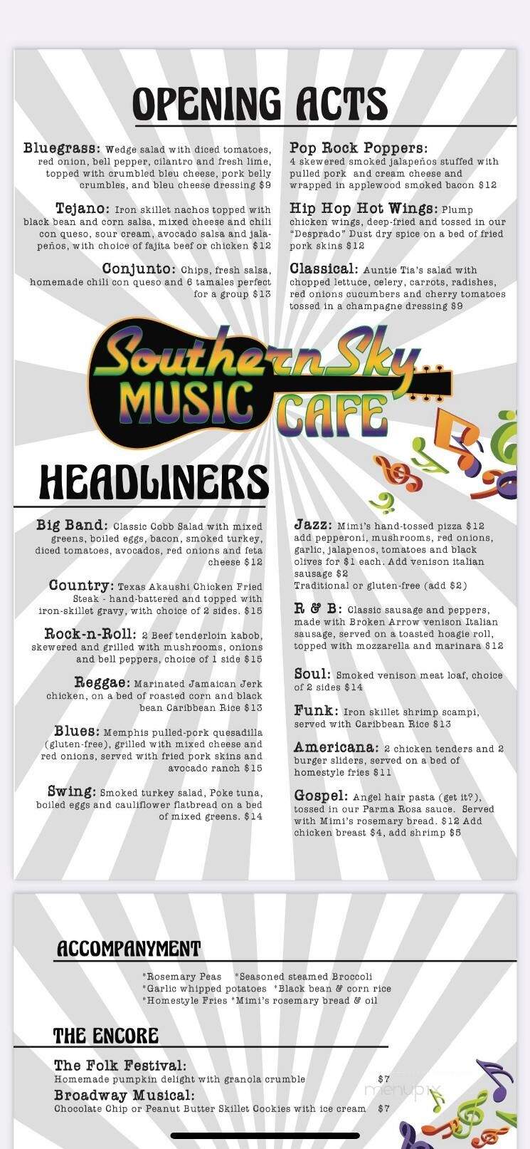 Southern Sky Music Cafe - Ingram, TX