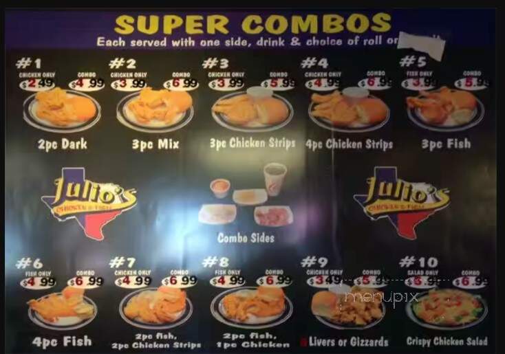 Julio's Chicken & Fish - Terrell, TX