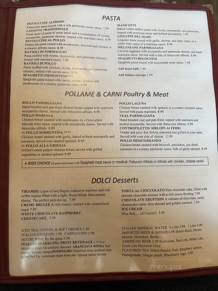 Volare Italian Restaurant - Brenham, TX