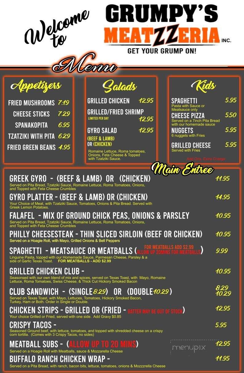 Grumpy's Meatzzeria - Victoria, TX