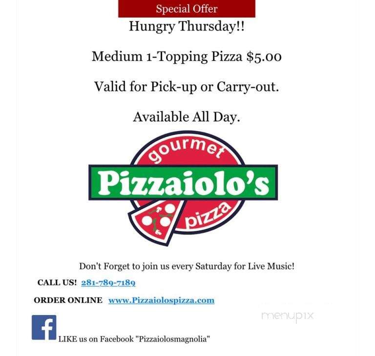 Pizzaiolo's - Magnolia, TX