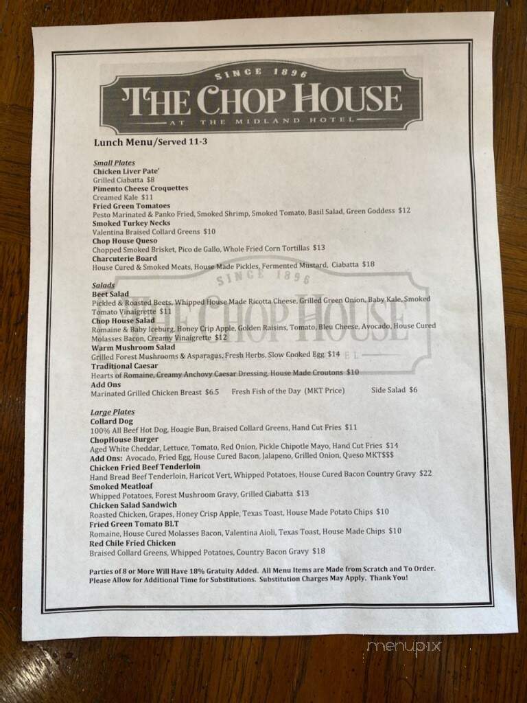 The Chop House - Hico, TX