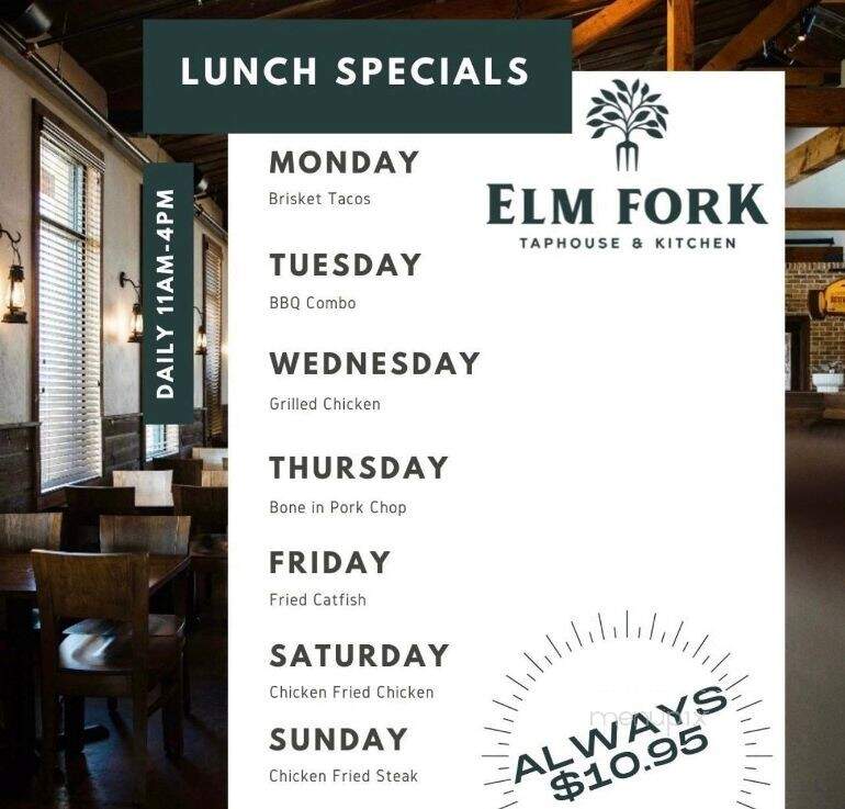 Elm Fork Taphouse & Kitchen - Hickory Creek, TX