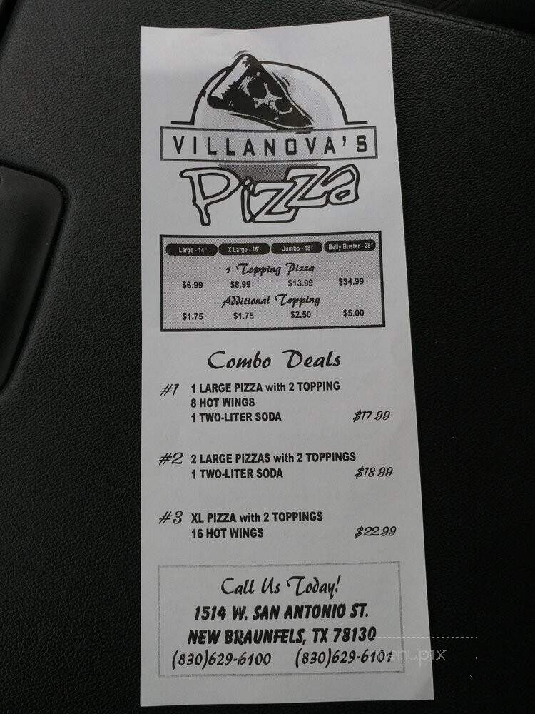 Villanova's Pizza - New Braunfels, TX