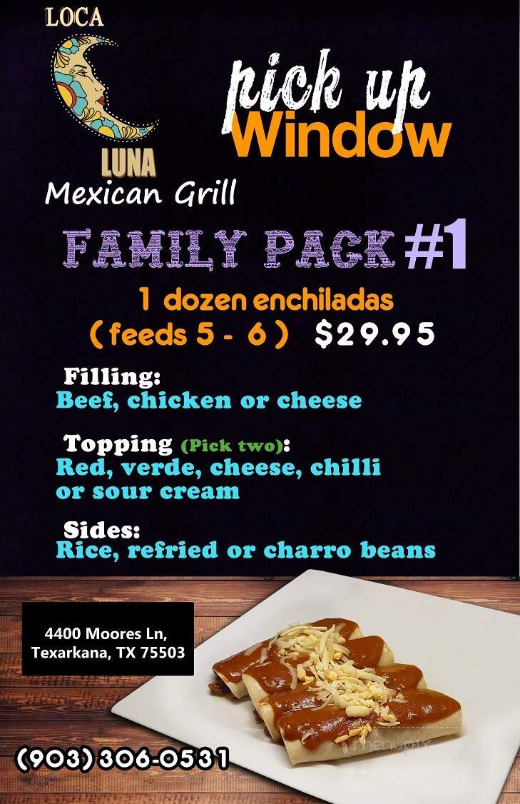 Loca Luna Mexican Grill - Texarkana, TX