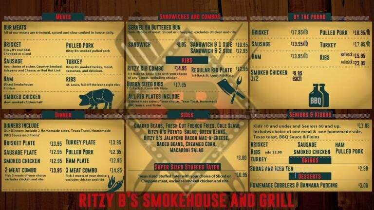 Ritzy B's Smokehouse & Grill - Decatur, TX