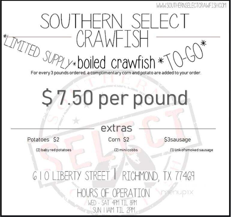 Southern Select Crawfish - Victoria, TX