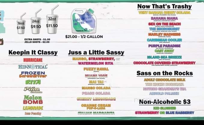 The SlussShack Daiquiris to Go - Sealy, TX