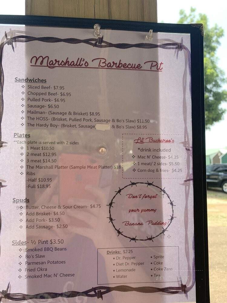 Marshall's Barbecue Pit - Emory, TX