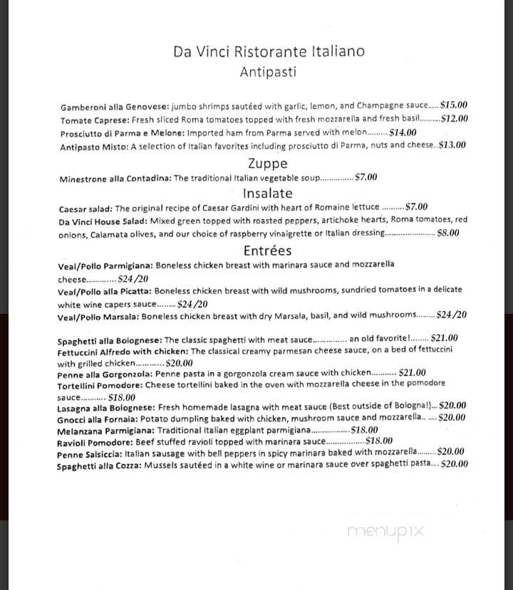 Da Vinci Ristorante Italiano - Katy, TX