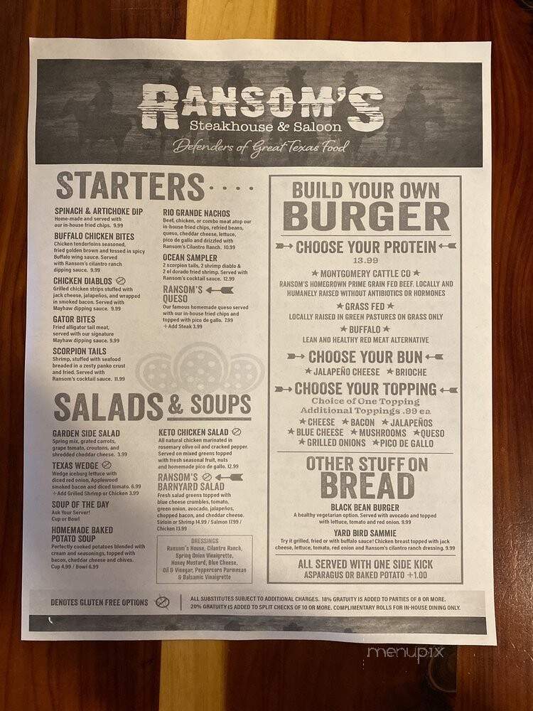 Ransom's Steakhouse - Montgomery, TX