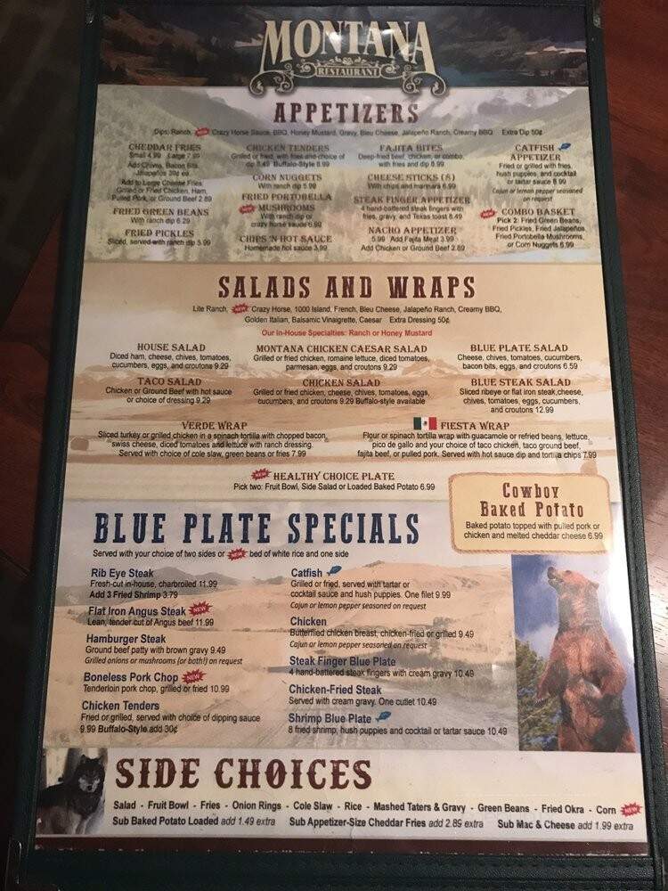 Montana Restaurant - Weatherford, TX