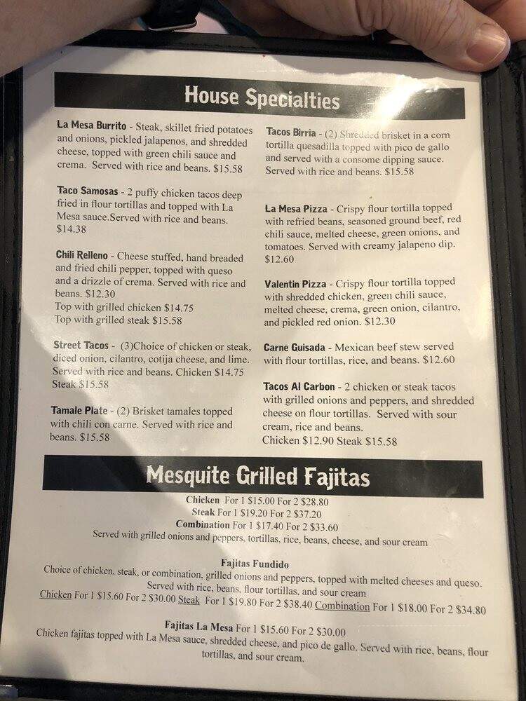 La Mesa Mesquite Grill - Joshua, TX