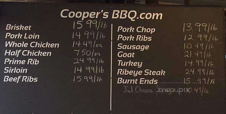 Cooper's BBQ - Llano, TX