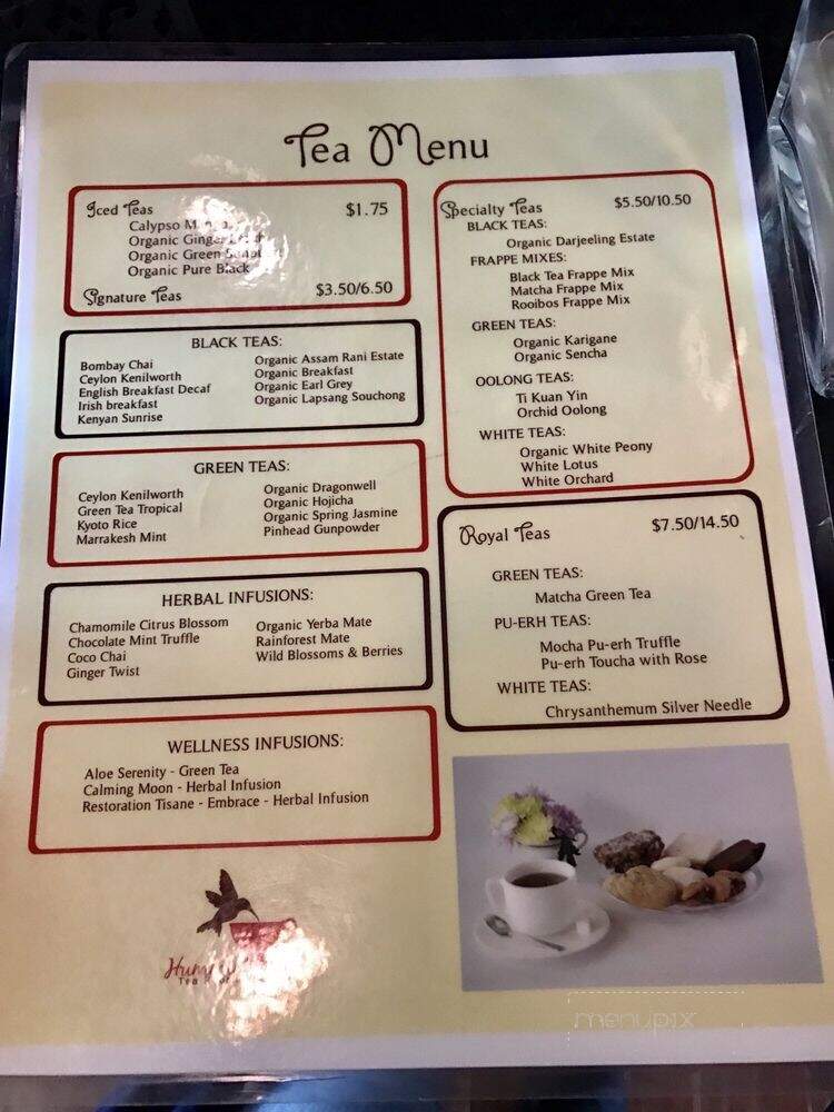 Hummingbird Tea Room & Bakery - Magnolia, TX