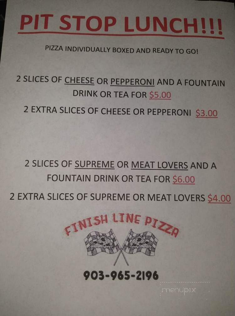 Finish Line Pizza - Bells, TX