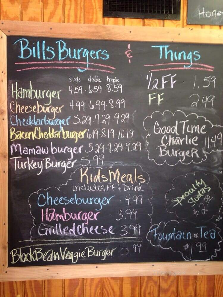 Bill's Burgers, Wings & Things - Burnet, TX