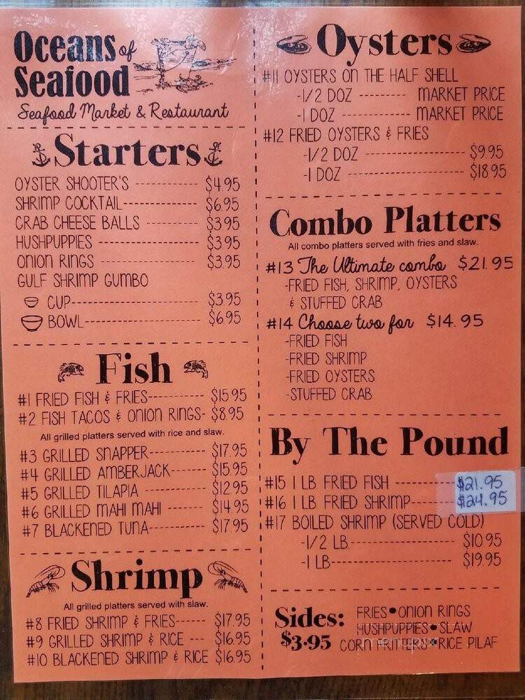 Oceans Of Seafood - Port Aransas, TX