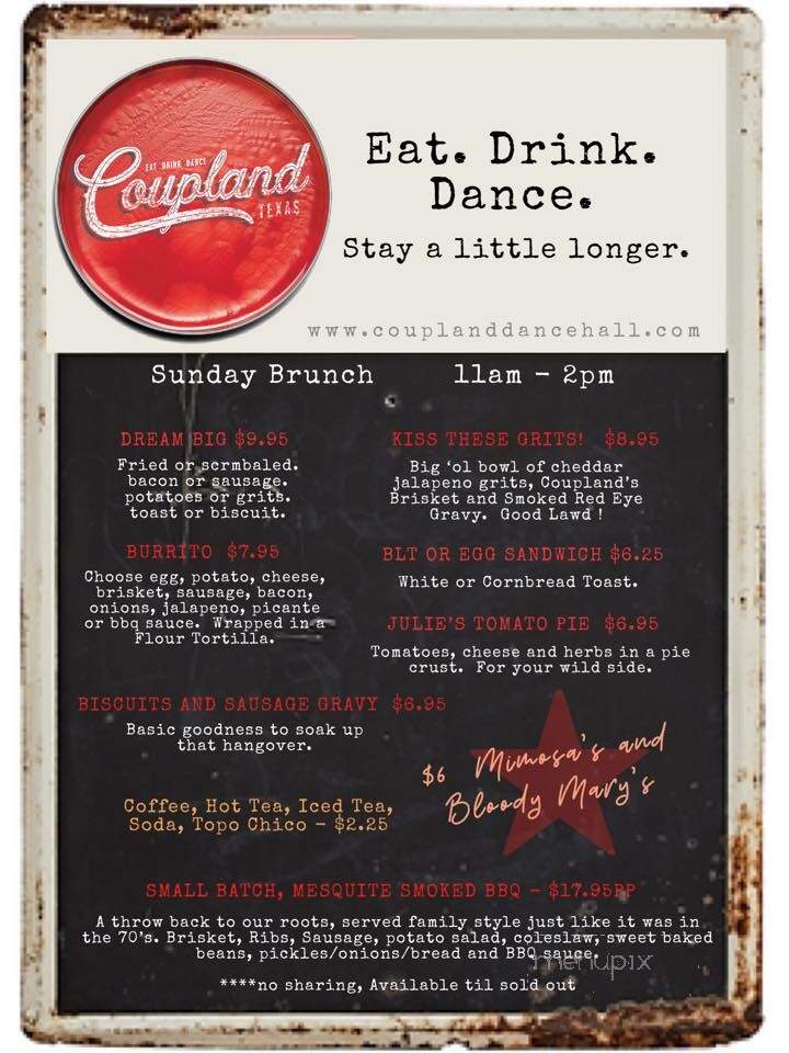 Old Coupland Inn & Dancehall - Coupland, TX