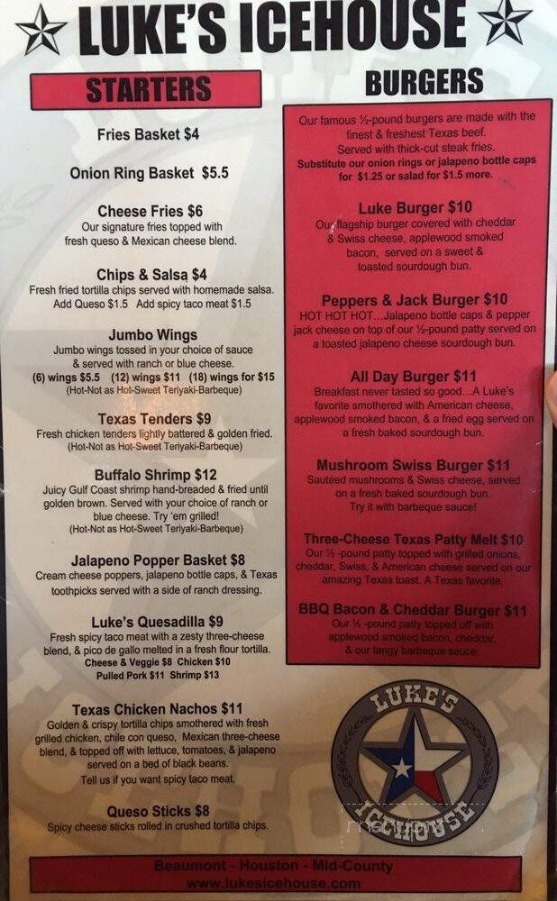 Luke's Icehouse - Nederland, TX