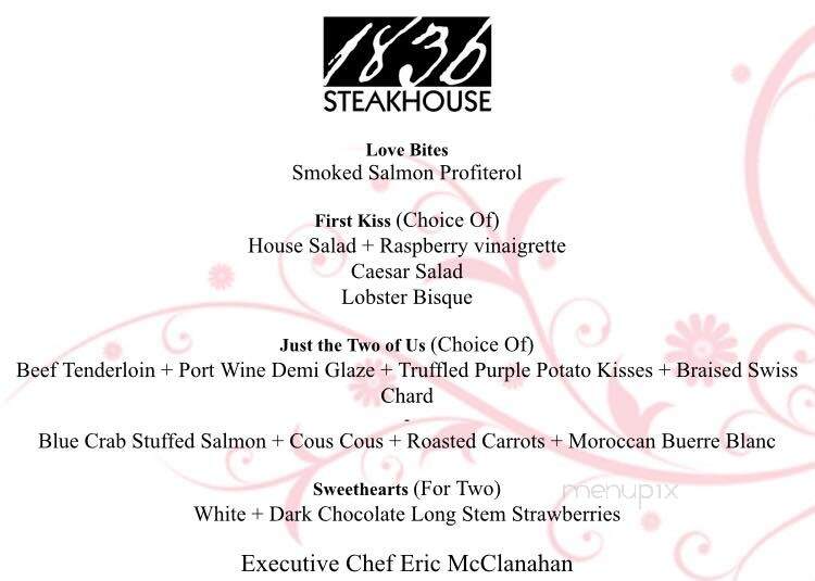 1836 Steakhouse - Huntsville, TX