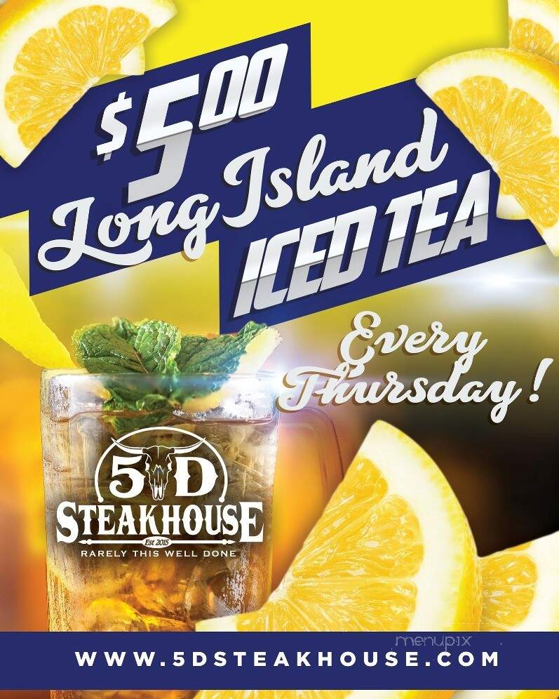 5D Steakhouse & Lounge - Yorktown, TX