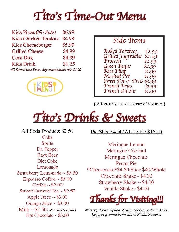 Tito's Cafe - Schulenburg, TX