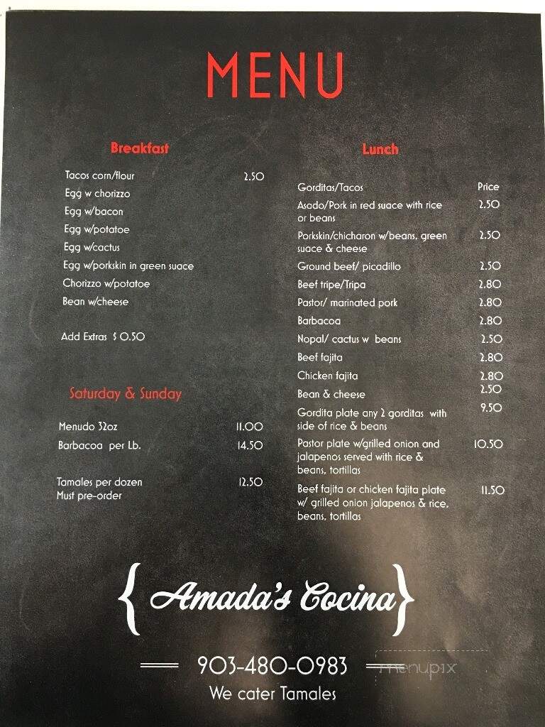 Amada's Cocina Mexicana - Palestine, TX