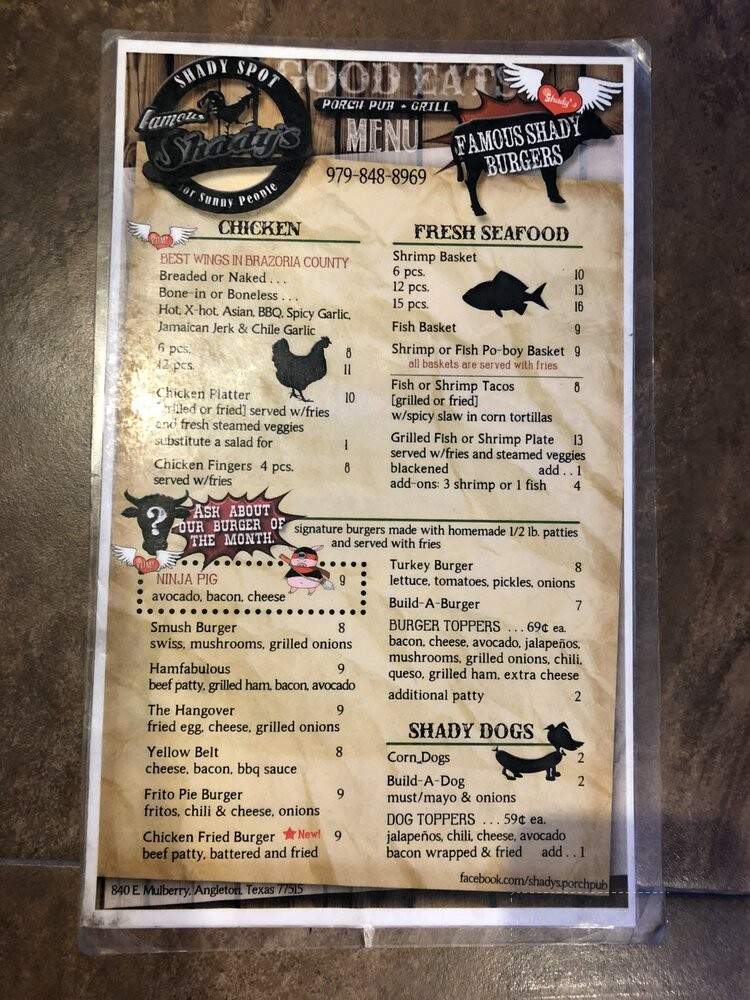 Shady's Porch Pub - Angleton, TX