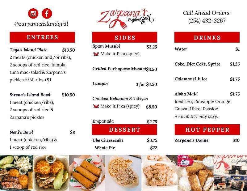 Zarpana's Island Grill - Killeen, TX