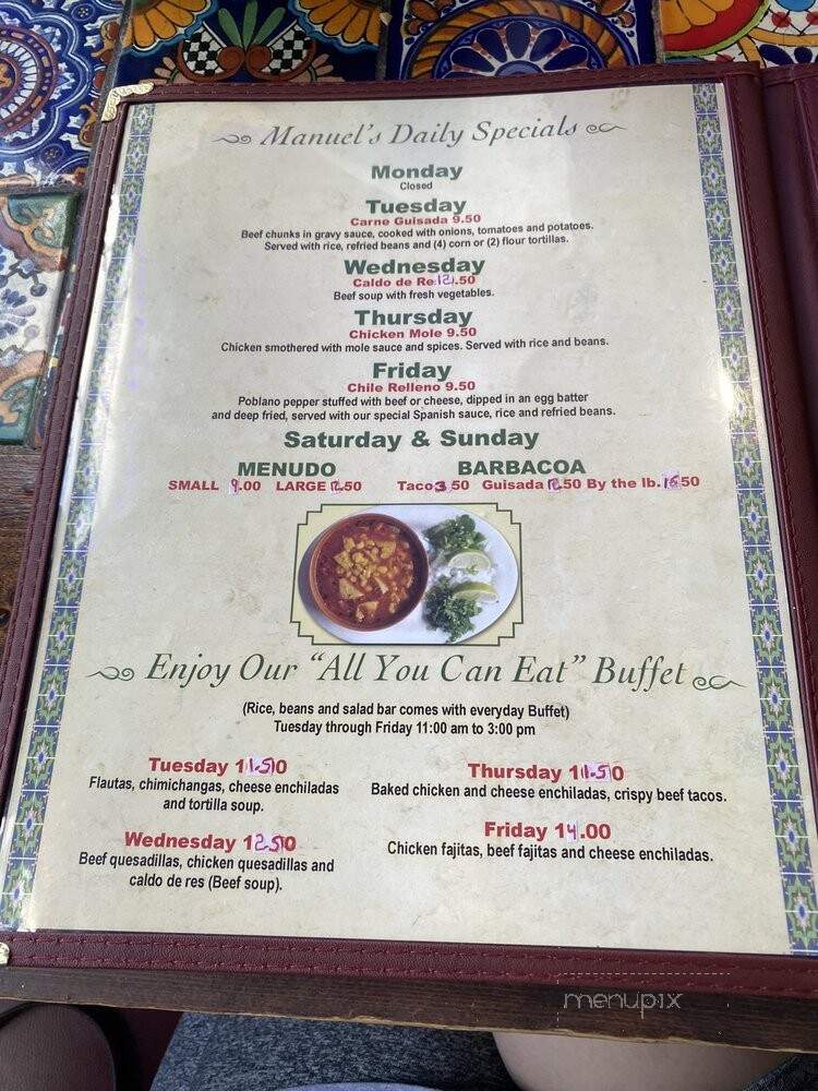 Manuel's Mexican Restaurant - Brenham, TX