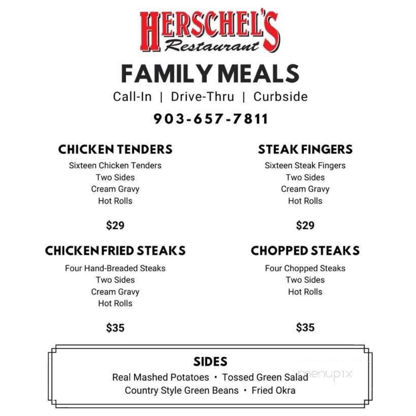 Herschel's Family Restaurant - Henderson, TX