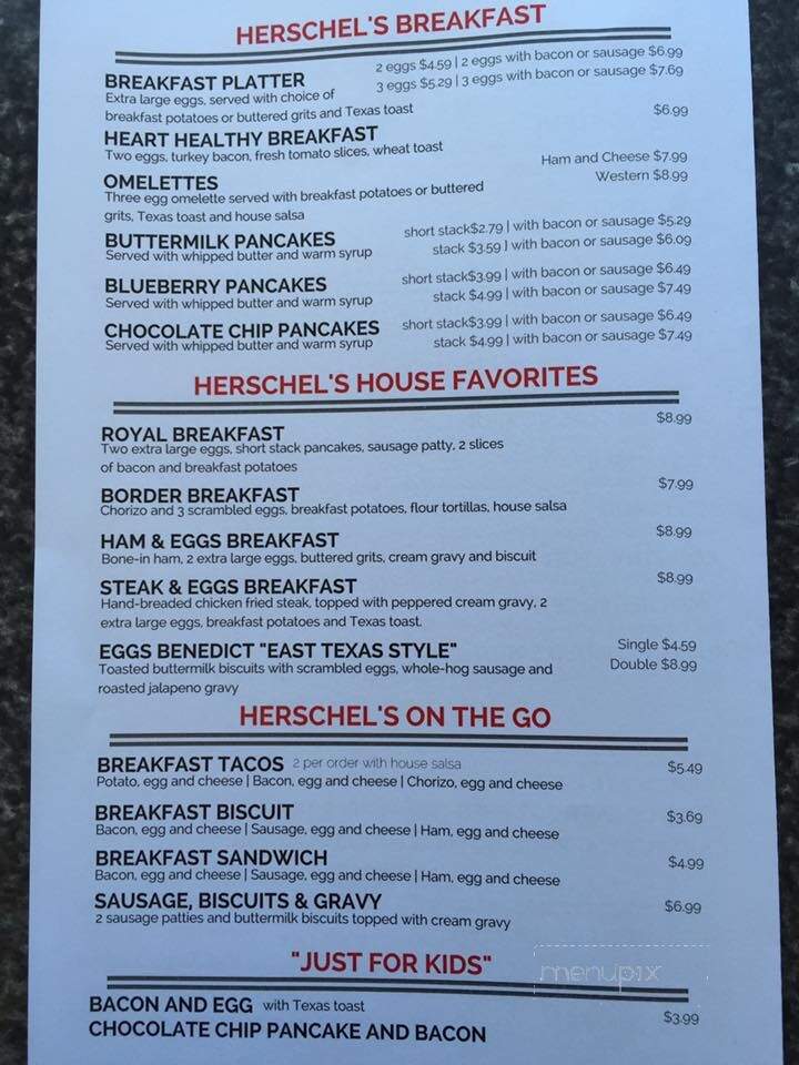 Herschel's Family Restaurant - Henderson, TX