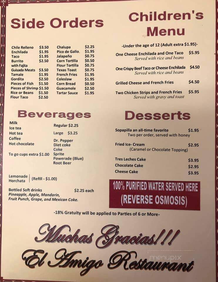 El Amigo Restaurant - Andrews, TX