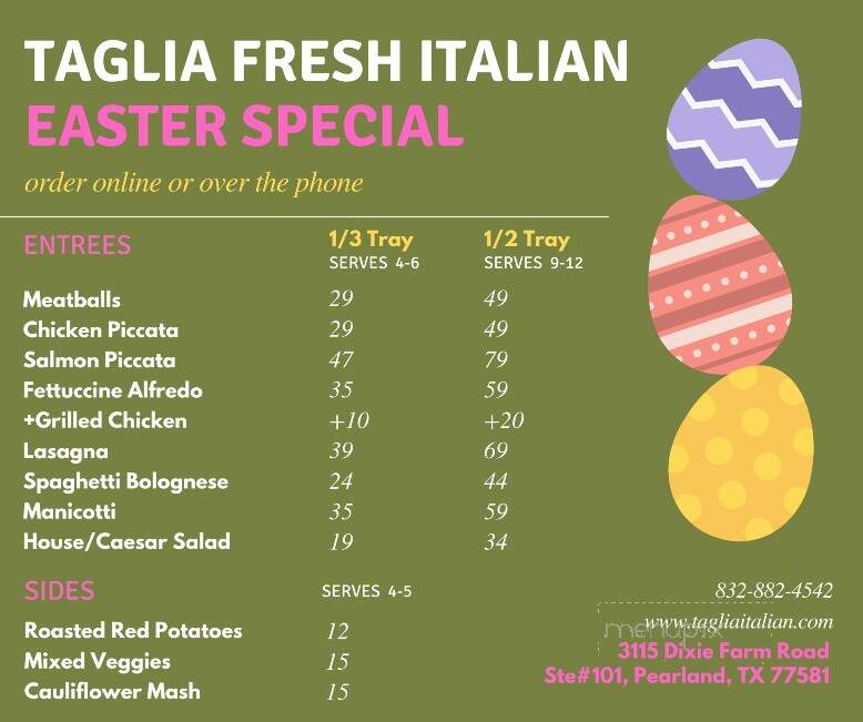 Taglia Fresh Italian - Pearland, TX