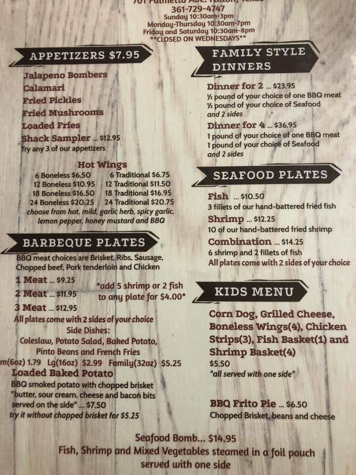 Bar Bq Shack - Rockport, TX