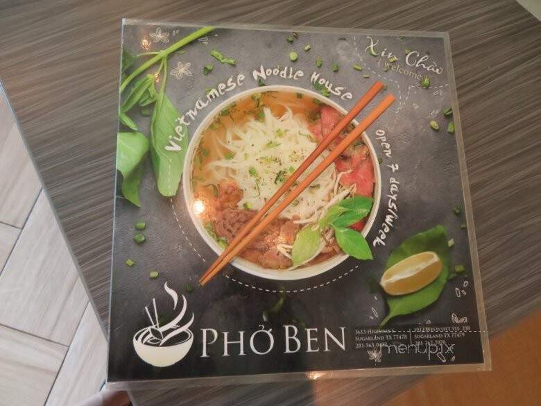 Pho Ben - Sugar Land, TX