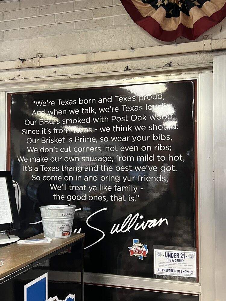 Sullivan Texas BBQ - Lewisville, TX