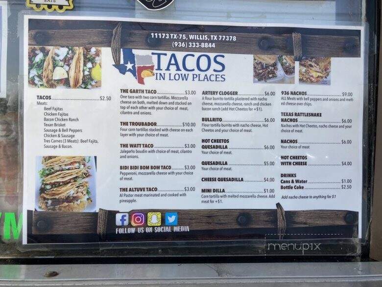 Tacos in Low Places - Willis, TX