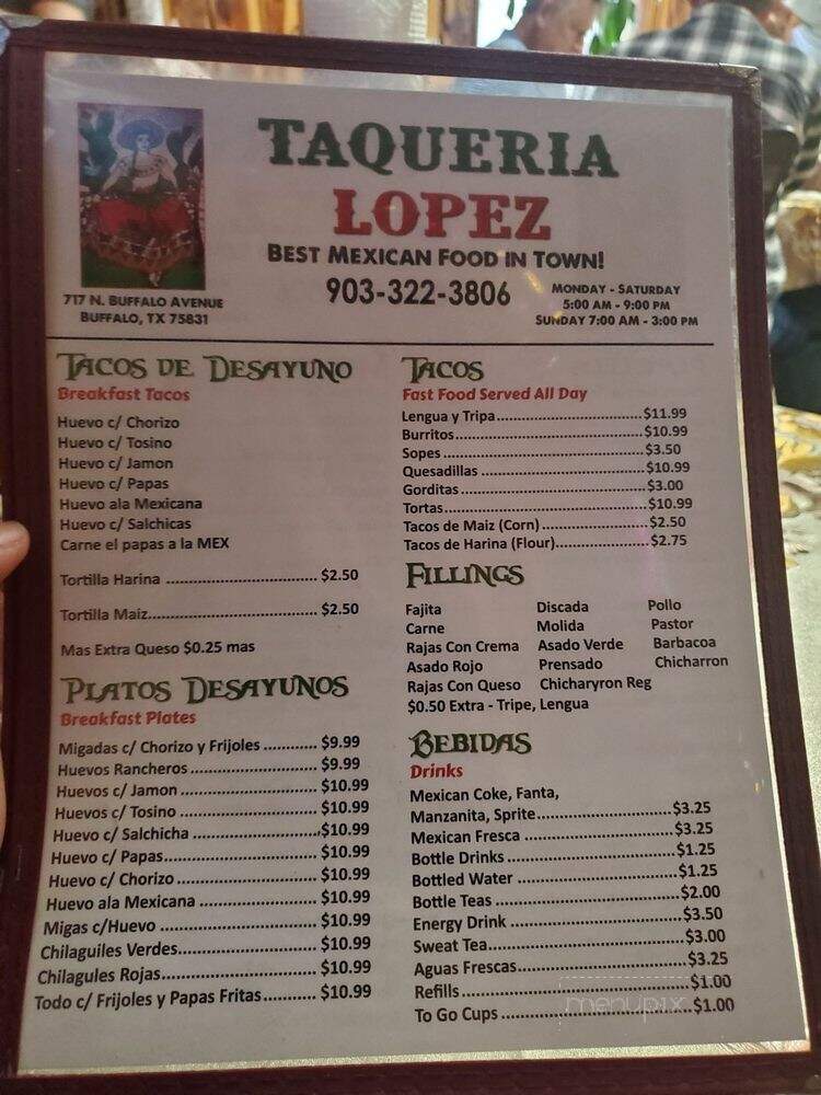 Taqueria lopez - Buffalo, TX