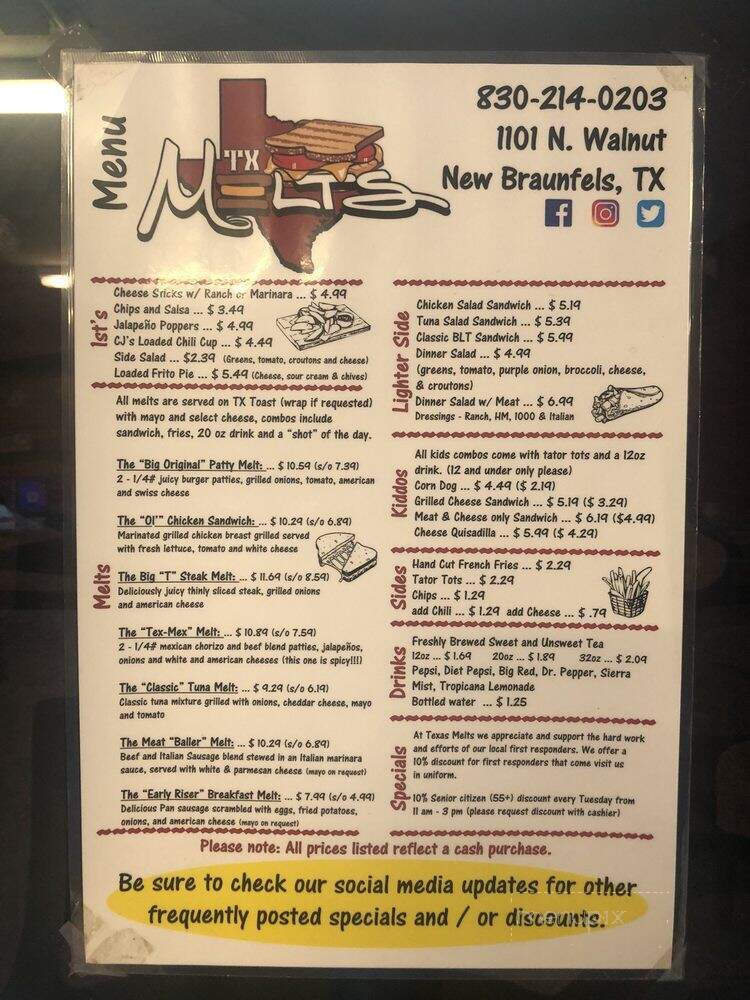 Texas Melts - New Braunfels, TX